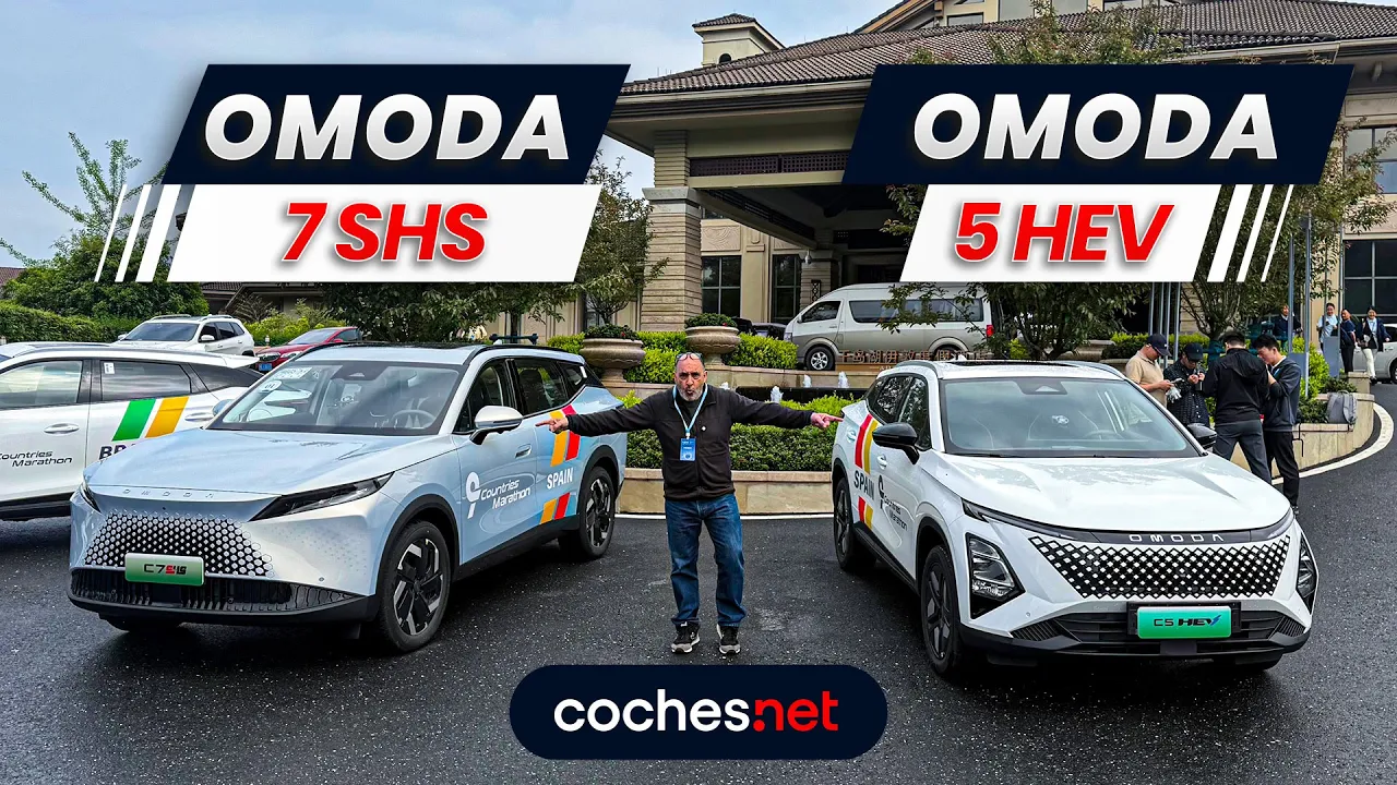 Omoda 7 SHS y Omoda 5 HEV 2025 | Primera prueba / Test / Review en español | coches.net
