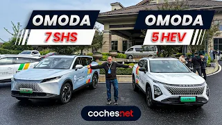 Omoda 7 SHS y Omoda 5 HEV 2025 | Primera prueba / Test / Review en español | coches.net