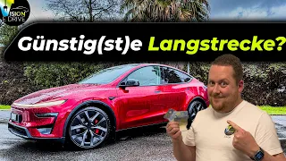 Tesla Model Y Performance - 2000km Langstrecke bis nach Portugal - Teil 1