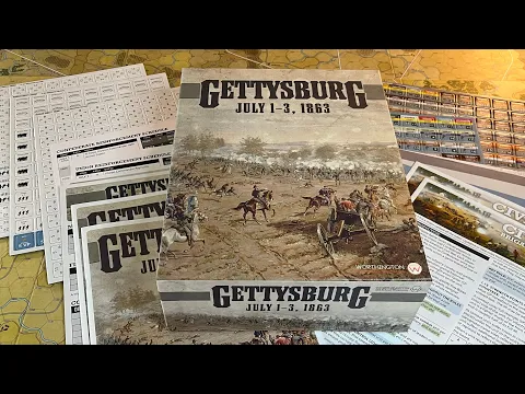 Gettysburg 1863 (Worthington) - Unboxing & Overview
