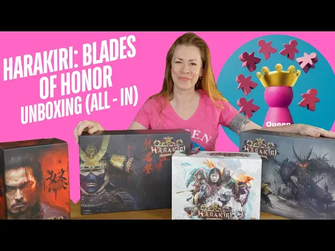 Harakiri Blades of Honor All-in pledge unboxing with expansions
