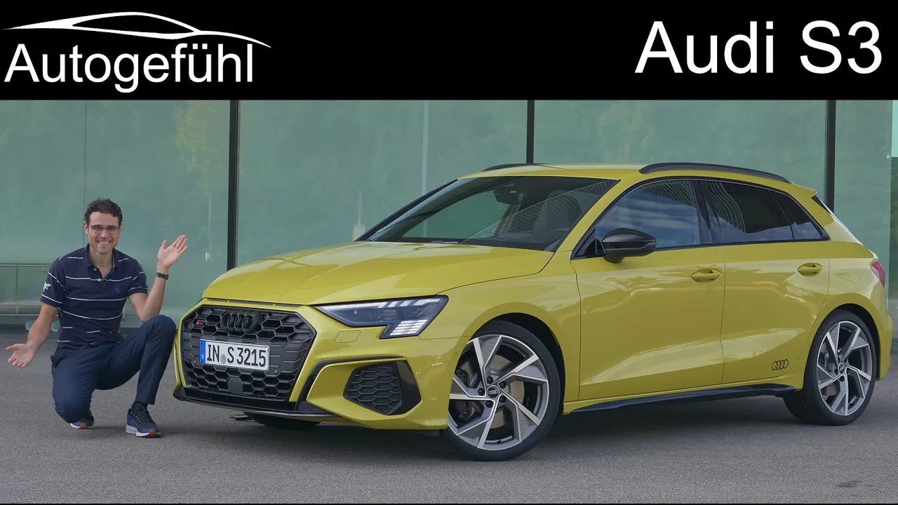 all-new Audi S3 Sportback FULL REVIEW 2021 A3 performance model - Autogefühl