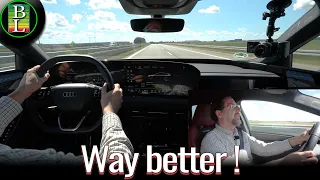 Audi S6 e-tron Avant Top Speed & Autobahn Test ⚡ 550 HP Electric Wagon Review