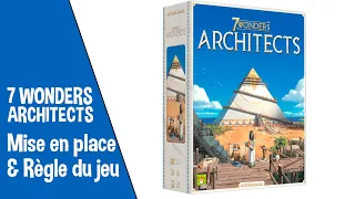 ❓🎲[Comment ... Y JOUER ?] 7 Wonders Architects - Mise en place et règle du jeu + mon avis