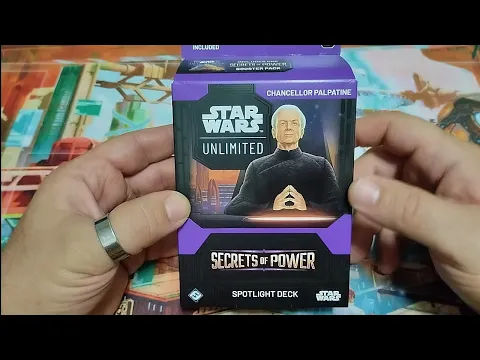 Star Wars Unlimited - Secrets Of Power - Chancellor Palpatine - Spotlight Deck Unboxing