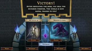 One Deck Dungeon Speedrun: Paladin vs Dragon