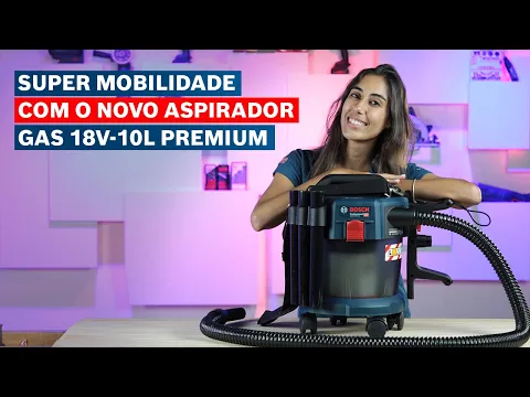 Aspirador de Pó GAS 18V-10 L Premium Bosch