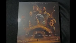 Dune: A Game of Conquest & Diplomacy: Unboxing