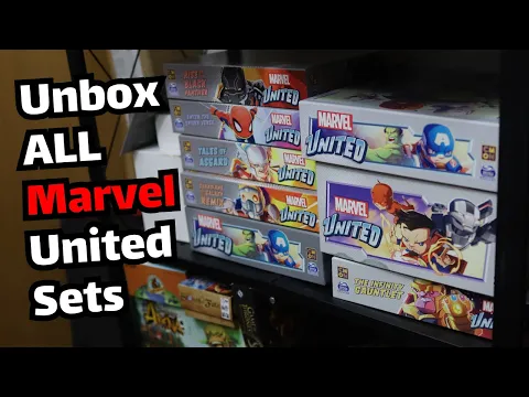 Opening EVERY Marvel United KS Set (First Kickstarter)