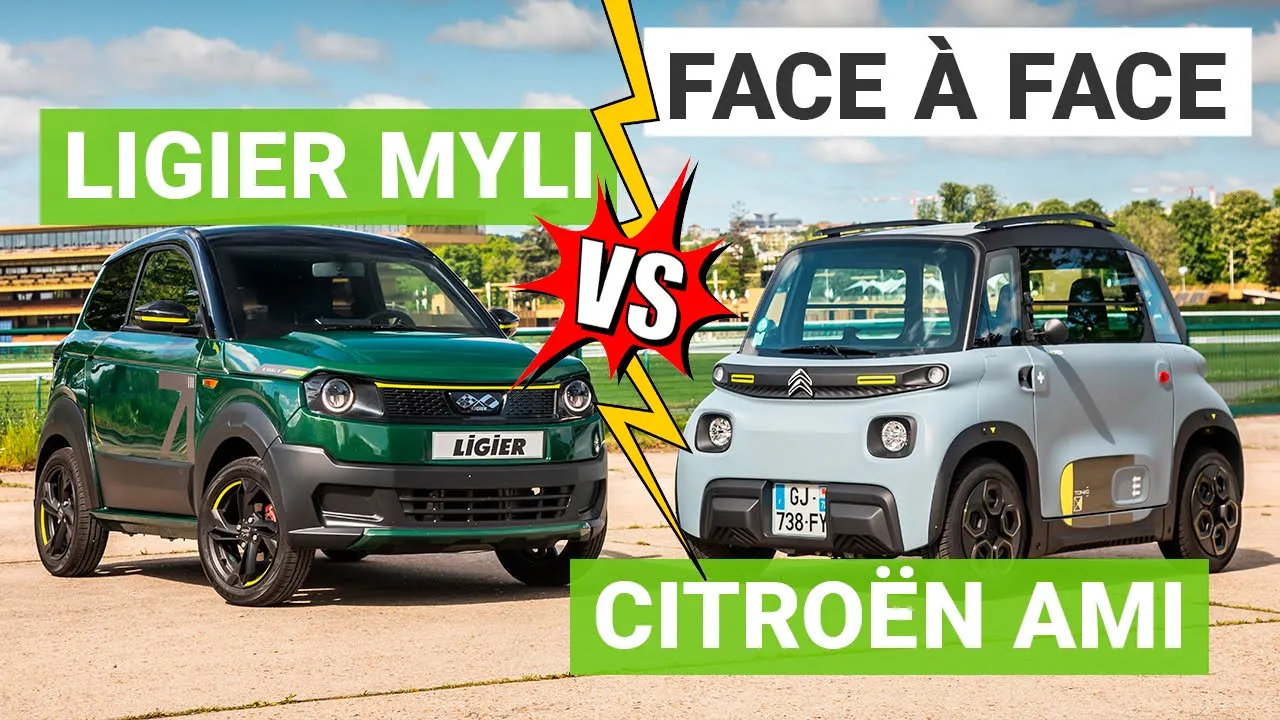 Citroën AMI vs. Ligier Myli : quelle est la meilleure voiture électrique sans permis ?
