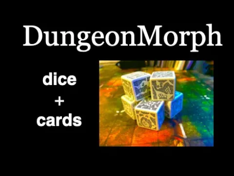 DungeonMorph Dice + Cards
