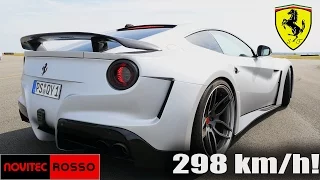 Ferrari F12 NOVITEC N-Largo LOUD! Sound Exhaust 298 km/h Acceleration ONBOARD Drive