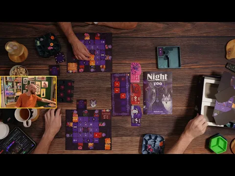 Night at the Zoo Board Game Teach and Playthrough