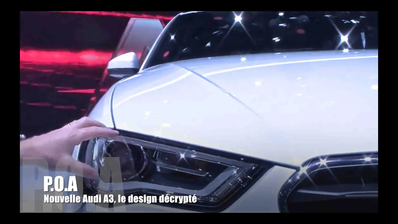 Nouvelle Audi A3 2012 : le design décrypté