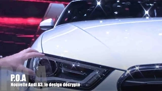 Nouvelle Audi A3 2012 : le design décrypté