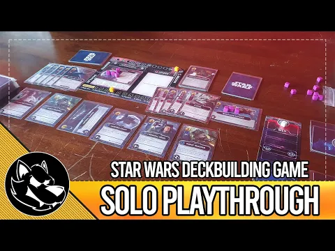 Star Wars the Deckbuilding Game Solo Playthrough | Leaders Variant |
