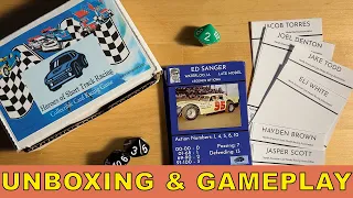 Heroes of Short Track Racing by Vans Games - Unboxing & Gameplay