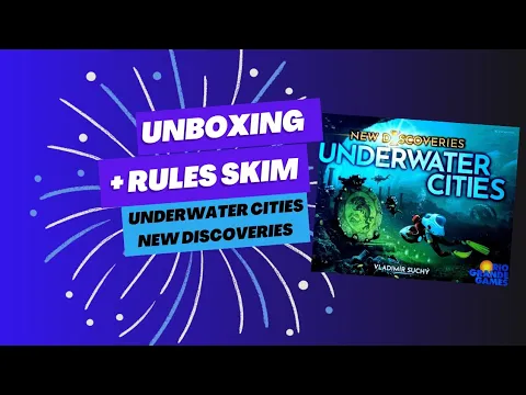 Unboxing Underwater cities expansion - New Discoveries