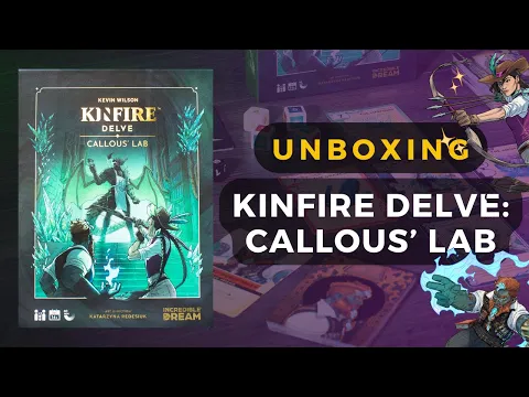Kinfire Delve Callous' Lab Board Game Unboxing | DaniCha