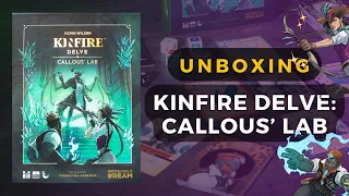 Kinfire Delve Callous' Lab Board Game Unboxing | DaniCha