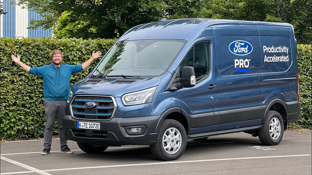 This Is The Electric Ford E-Transit & I Drive It For The First Time!