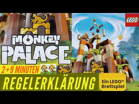 Monkey Palace Regeln Anleitung Regelvideo Lego Brettspiel Familienspiel
