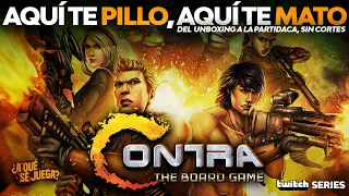 AQUÍ TE PILLO, AQUÍ TE MATO: Contra, the Board Game (unboxing y partidaca en solitario)