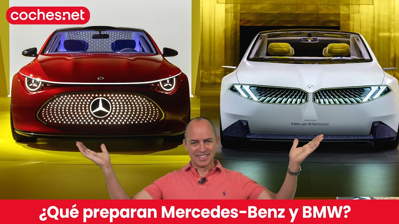 Mercedes-Benz Concept CLA Class vs BMW Vision Neue Klasse | Análisis/ Review en español | coches.net