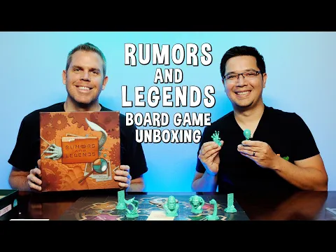 Unboxing Rumors and Legends - Cryptid Deduction Board Game