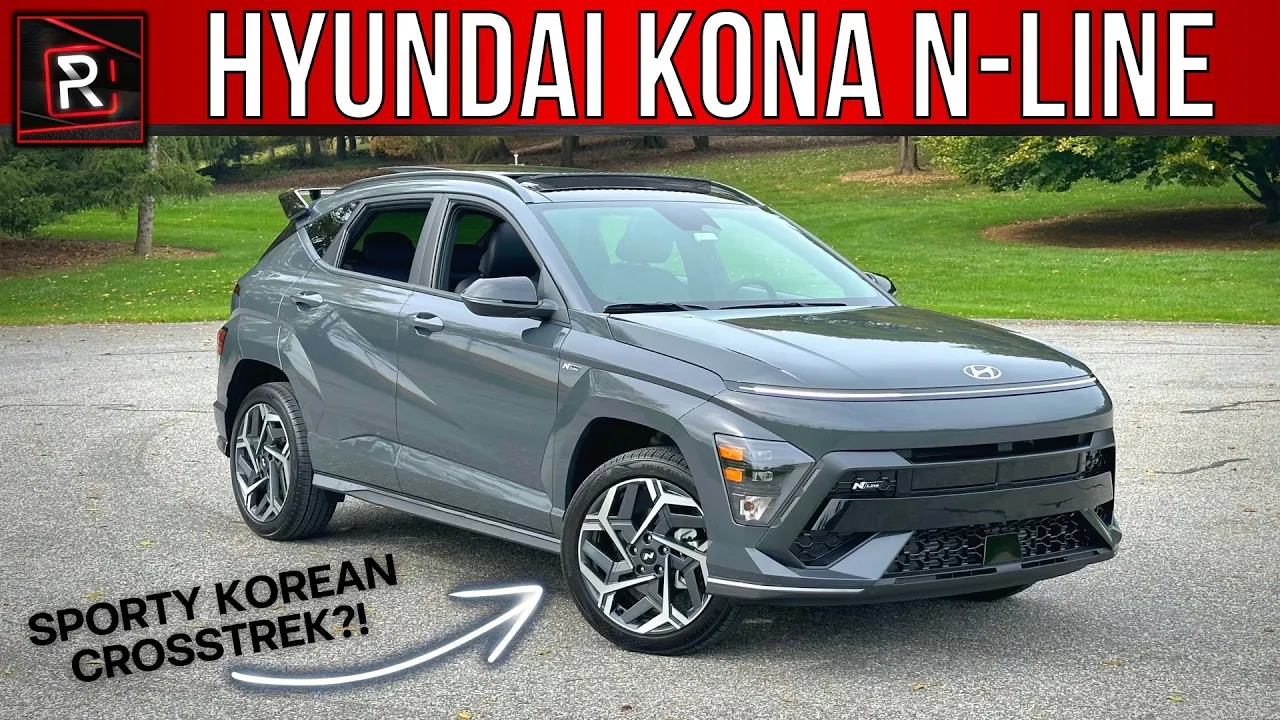 The 2024 Hyundai Kona N-Line HTRAC Is A Sporty Take On A Crosstrek Fighting SUV
