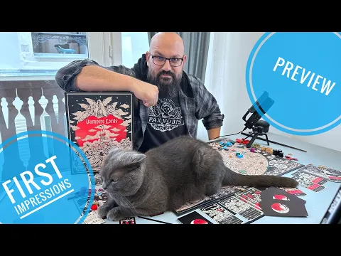 Vampire Lords Board Game - Worth Your Blood? | preview & first impressions