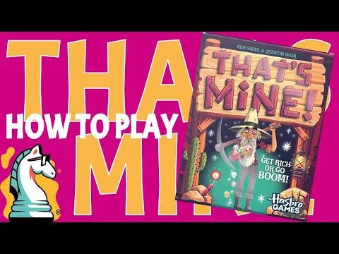 How to Play That's Mine - A push your luck speed card game for kids and families