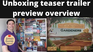 New Kingdom:Gardeners coming soon to Kickstarter unboxing teaser trailer preview overview AmassGames