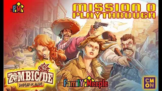 Zombicide Undead or Alive - Core Box - Solo Playthrough - Mission 0