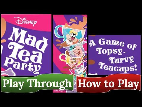 Disney Mad Tea Party: Play Through & How to Play