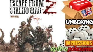 Escape from Stalingrad Z - Unboxing & Impressions (EN) by Epitrapaizoume