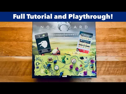 Northgard Updated Full Automa Tutorial and Playthrough | Uncharted Lands/Horizons Board Game Solo