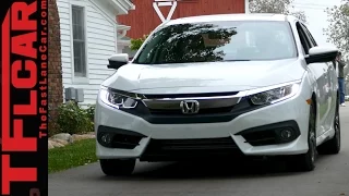 2016 Honda Civic Sneak Peek Preview: We Get Behind the Wheel & Show You All We Can!