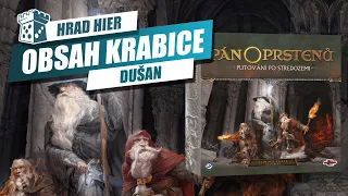 Hrad Hier: Pán prstenů: Putování po Středozemi - Stínové cesty - Obsah krabice