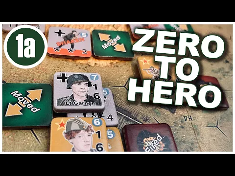Village Assault - Lock 'N Load Tactical Zero to Hero | WW2 Wargame | Gameplay | Episode 1a