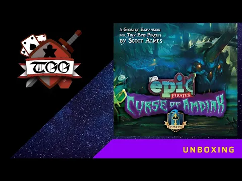 Tiny Epic Pirates Curse of Amdiak Expansion Board Game Unboxing