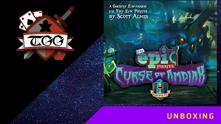 Tiny Epic Pirates Curse of Amdiak Expansion Board Game Unboxing