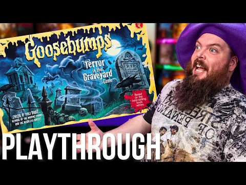 Goosebumps - Terror in the Graveyard 1995 Board Game Playthrough