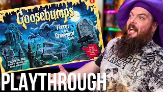 Goosebumps - Terror in the Graveyard 1995 Board Game Playthrough