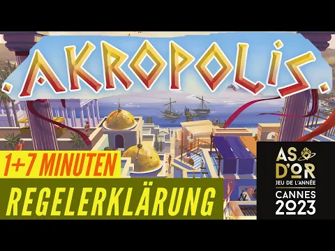 Akropolis Regeln Anleitung Brettspiel - Legespiel Kobold Spieleverlag