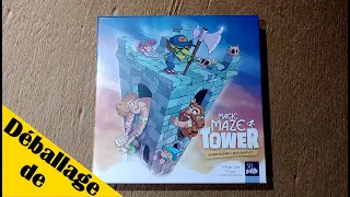 Déballage de Magic Maze Tower