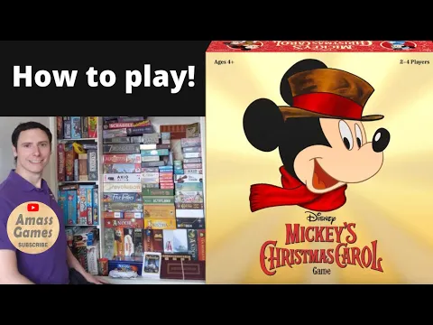 #disney Mickey's Christmas how to play co-operative children's #boardgame #gametok #party AmassGames