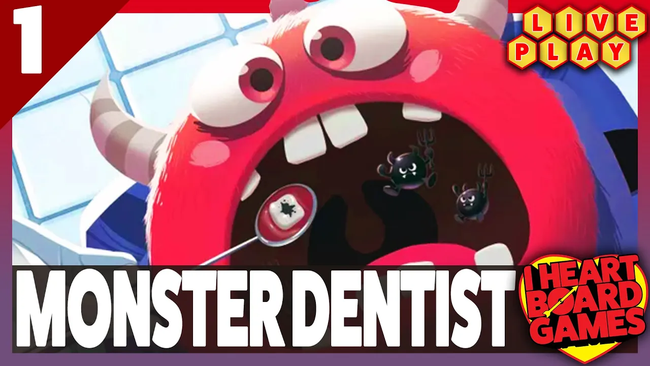 Monster Dentist, from Korea Board Games, 2p playthrough | #1
