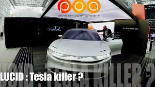 Lucid Air, nouvelle voiture électrique rivale de la Tesla Model S