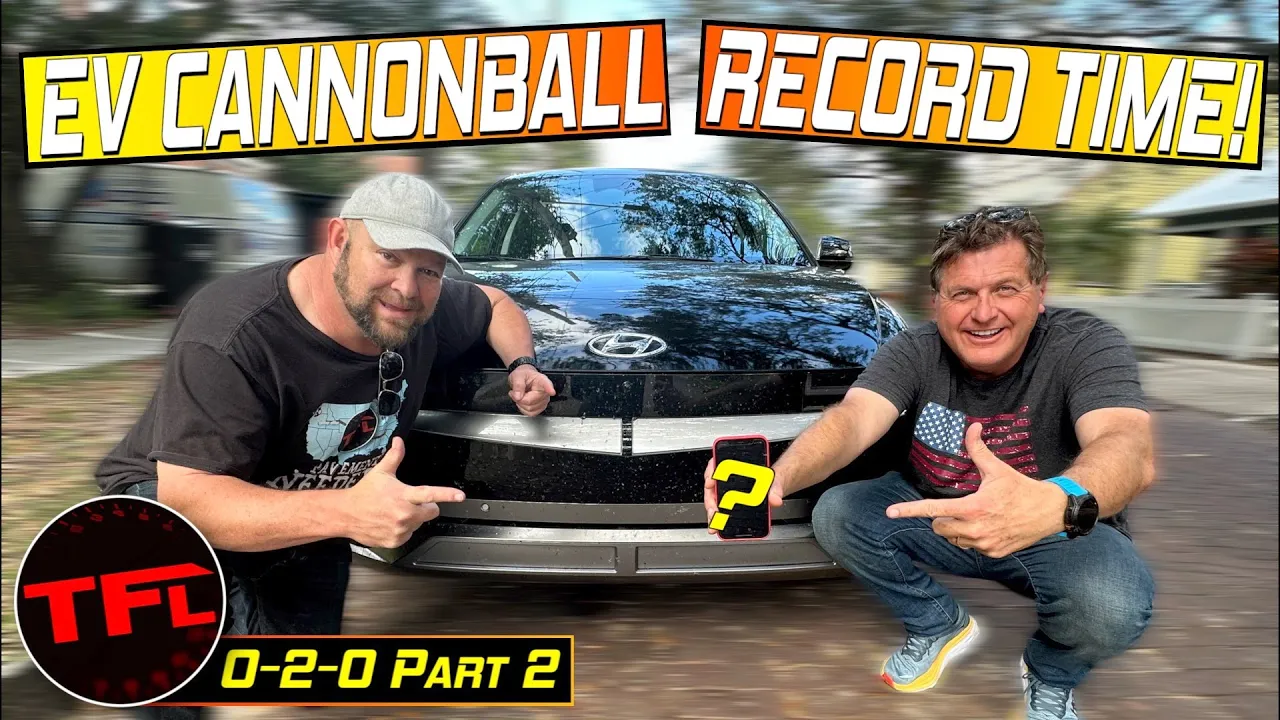 2,500 Miles - We SET a New Cross- Country EV Cannonball RECORD: Here's the Time! (Part 2)